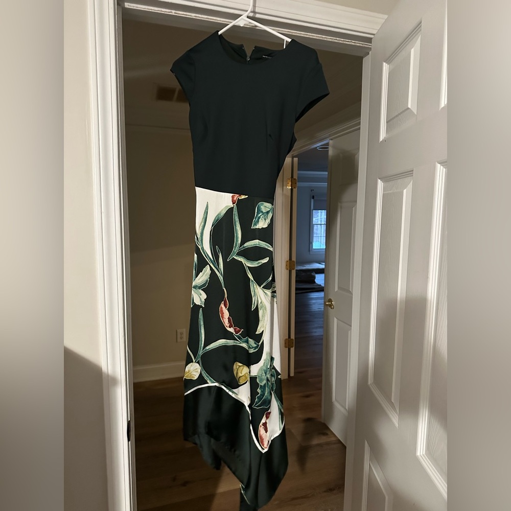 Island Floral Flowy MIDI Dress NWT